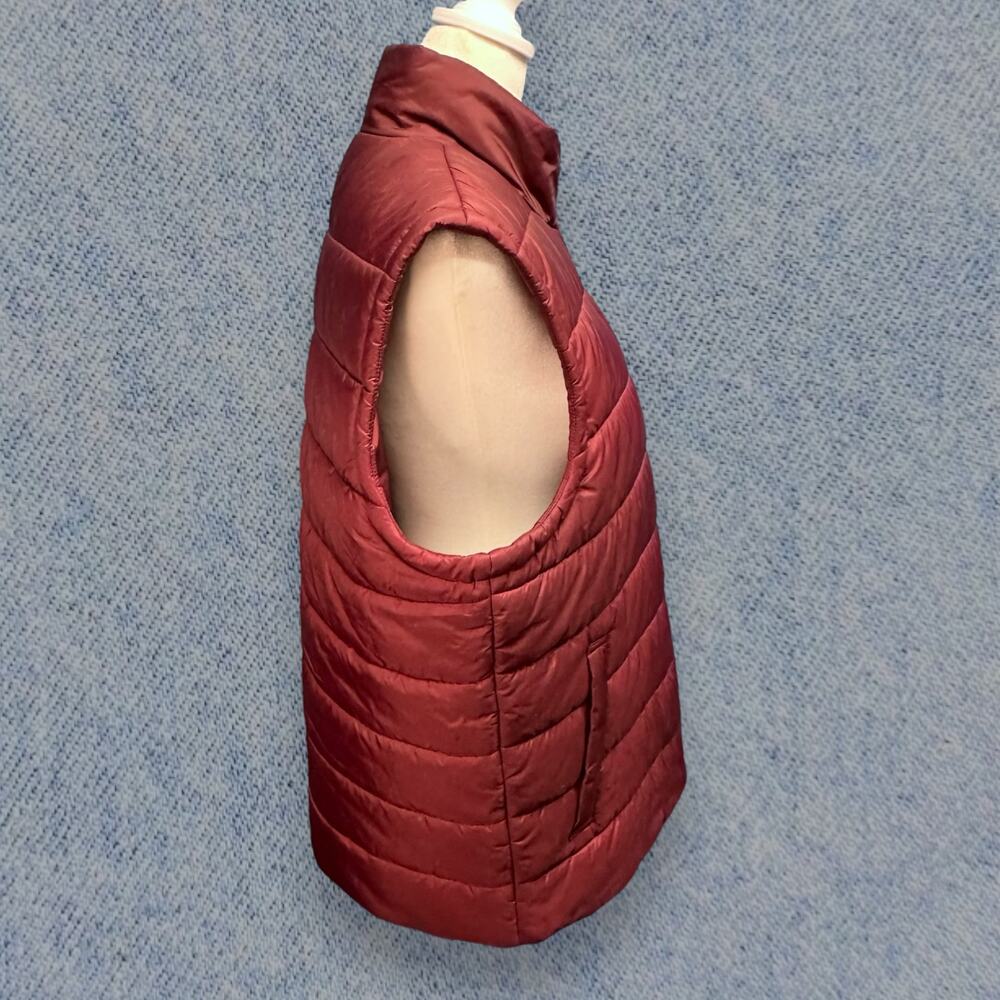 Michael Kors Men’s Burgundy Puffer Vest - Size L - Picture 3 of 7